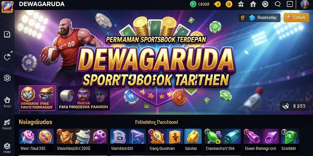 Tampilan gameplay menarik dari aplikasi Sportsbook DEWAGARUDA.