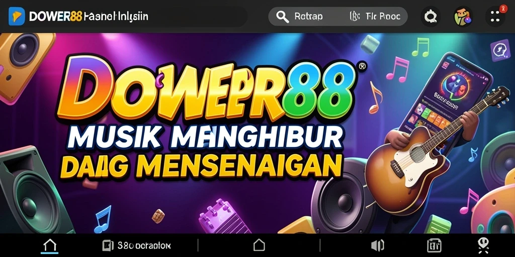 Tampilan gameplay DOWER88 dengan berbagai pilihan lagu menarik.