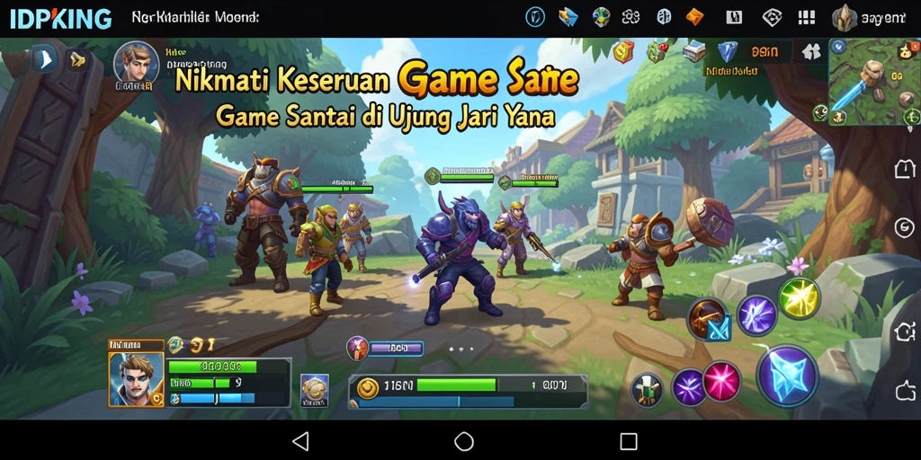 Gameplay IDPKING yang seru dan menarik.