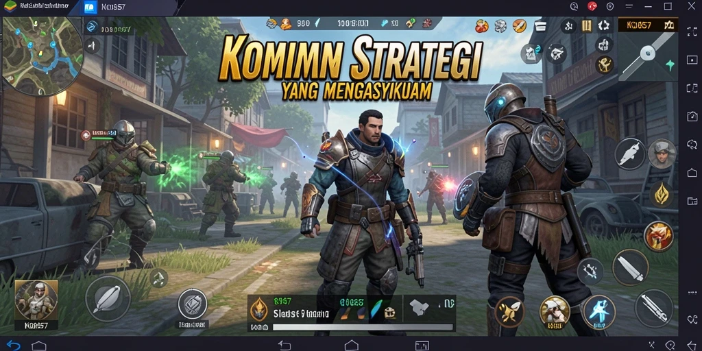 Tampilan gameplay KO857 yang menegangkan dan strategis.
