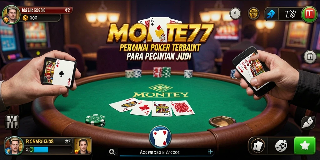Tampilan gameplay poker yang menarik dan penuh strategi.