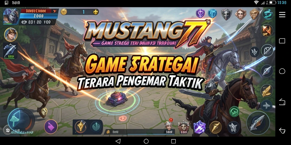 Screenshot menampilkan gameplay seru dari MUSTANG77.