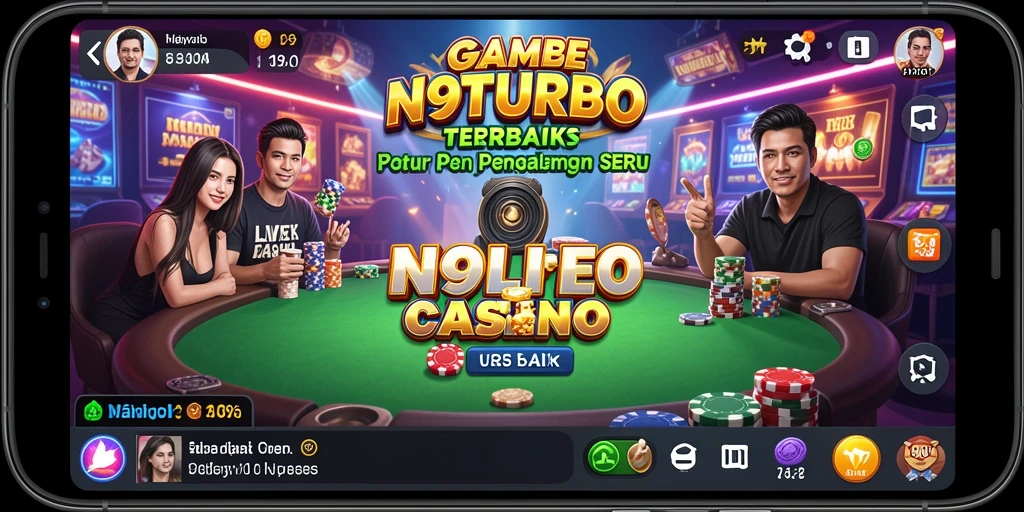 Tampilan gameplay Live Casino yang seru dengan dealer langsung.
