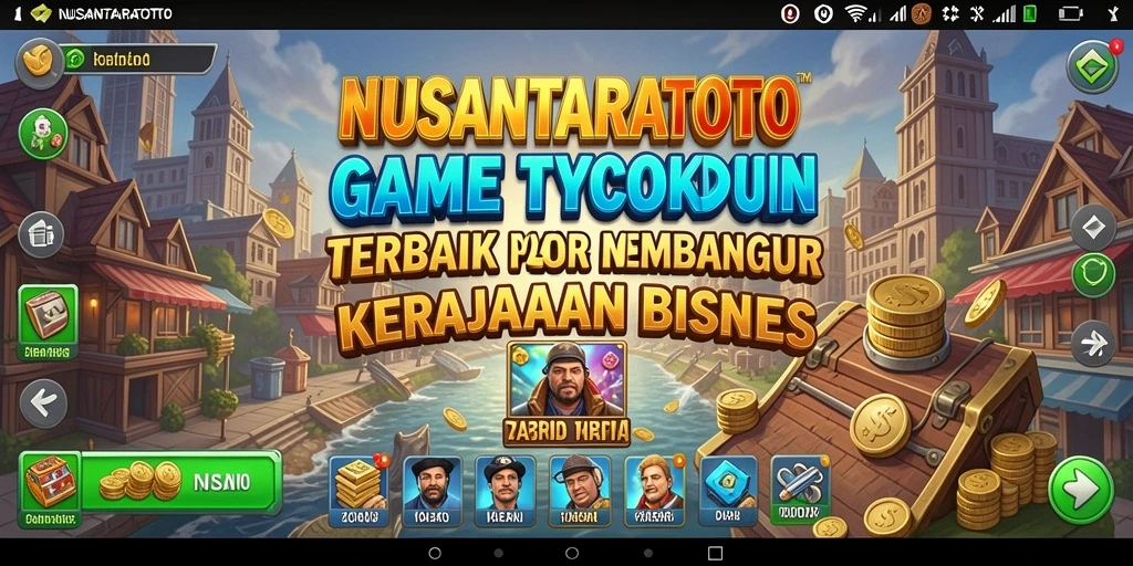 Tampilan utama gameplay NUSANTARATOTO yang penuh warna dan menarik.