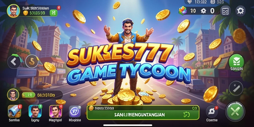 Tampilan gameplay seru dalam SUKSES777 yang menantang.